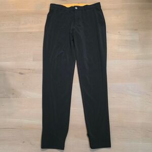 Macade Golf Pants Men's *Fits 30 x 29 Black Slim Fit Tapered Zip Stretch Pants